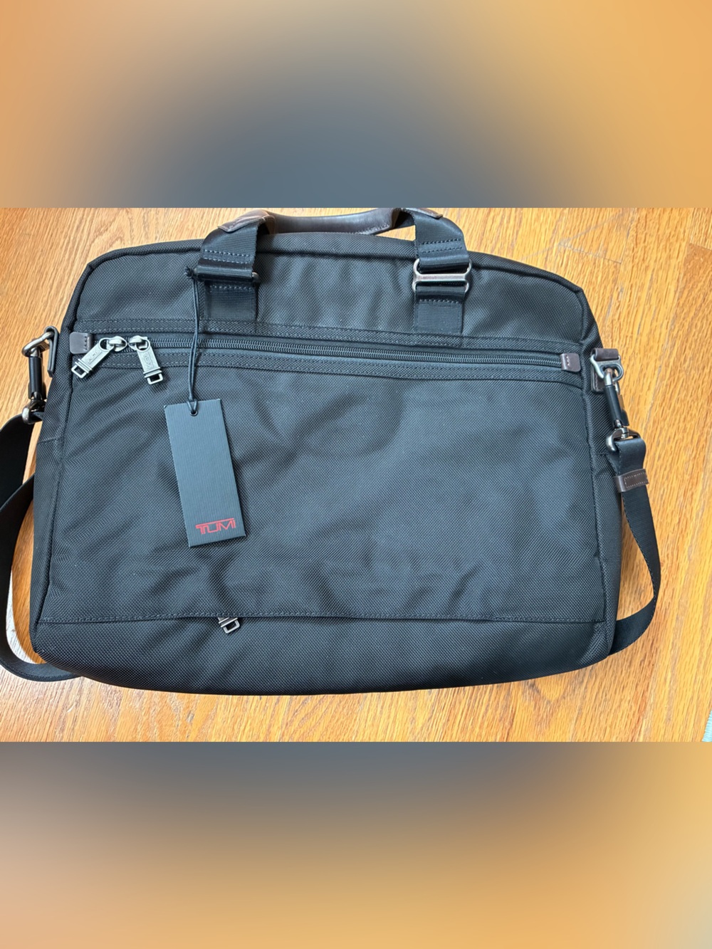 NWT TUMI Alpha Bravo Black Briefcase - Picture 2 of 4